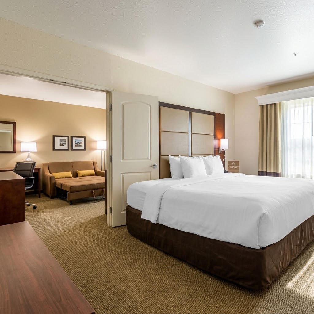 Suite satu tempat tidur king di Comfort Suites Grand Prairie